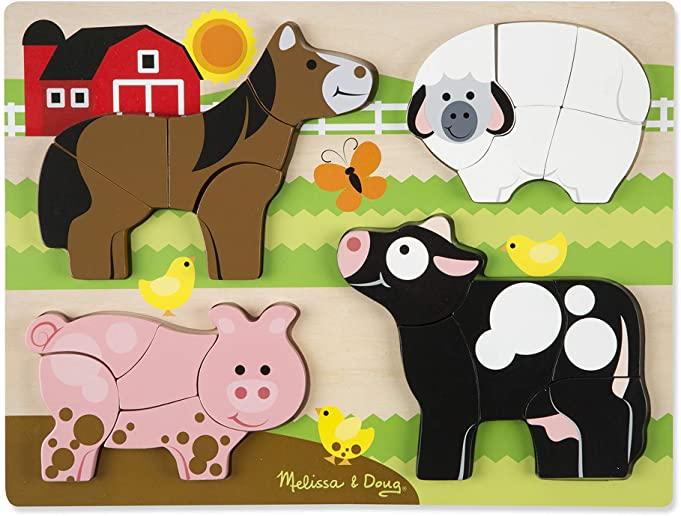 Chunky Jigsaw Puzzle - Farm Animals