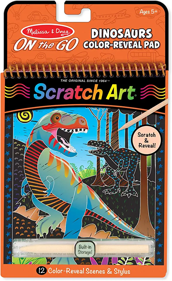 Scratch Art - Dinosaur