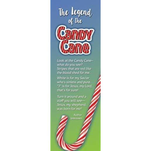 Bookmark (Pk of 25) Christmas the Legend of the Candy Cane Luke 2: 11 (Niv)