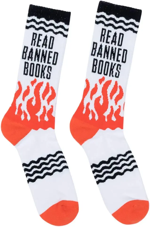 Read Banned Books Socks Small