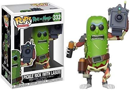 Pop Rick and Morty Pickle Rick with Laser Vinyl Figure