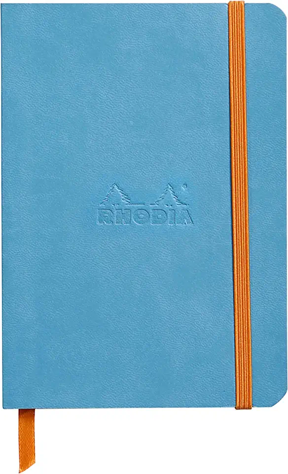 Rhodiarama Lined 4 X 5 1/2 Turquoise Softcover Journal