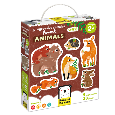 Progressive Puzzles Forest Animals 2+ Toddler Puzzle