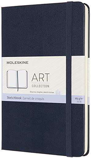 Moleskine Art Sketchbook, Medium, Sapphire Blue (4.5 X 7)