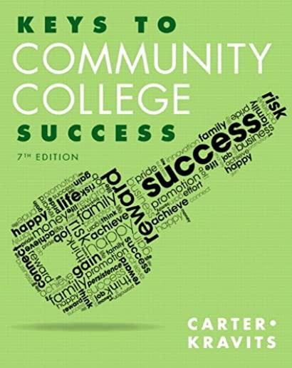 Keys to Community College Success, Student Value Edition