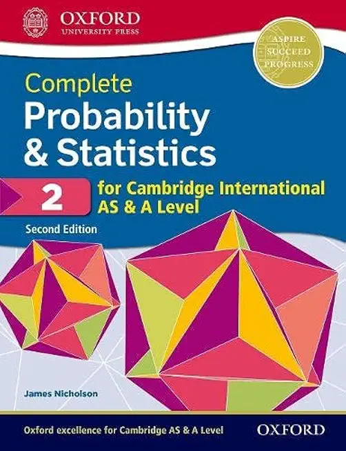 Cie a Level Statistics 2 2nd Edition Book: With Website Link