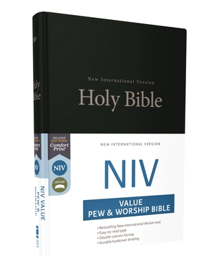 NIV, Value Pew and Worship Bible, Hardcover, Black