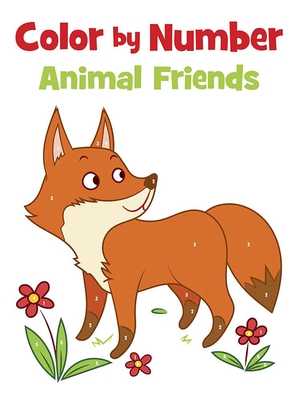 Color by Number Animal Friends