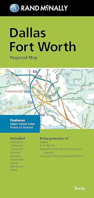 Rand McNally Folded Map: Dallas Fort Worth Regional Map