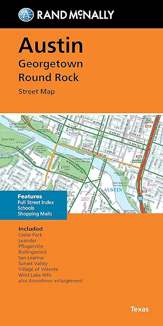 Rand McNally Folded Map: Austin, Georgetown & Round Rock Street Map