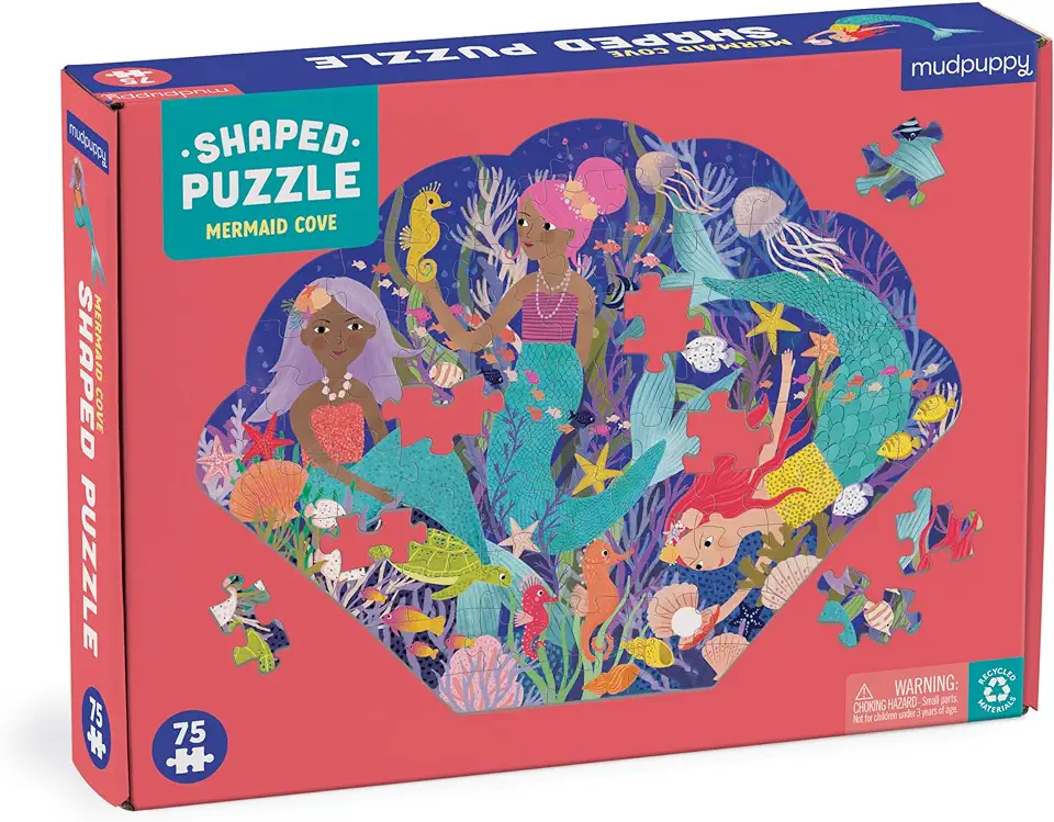 Mermaid Cove 75 Piece Shaped Scene Puzzle