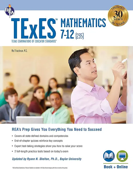 TExES Mathematics 7-12 (235) Book + Online