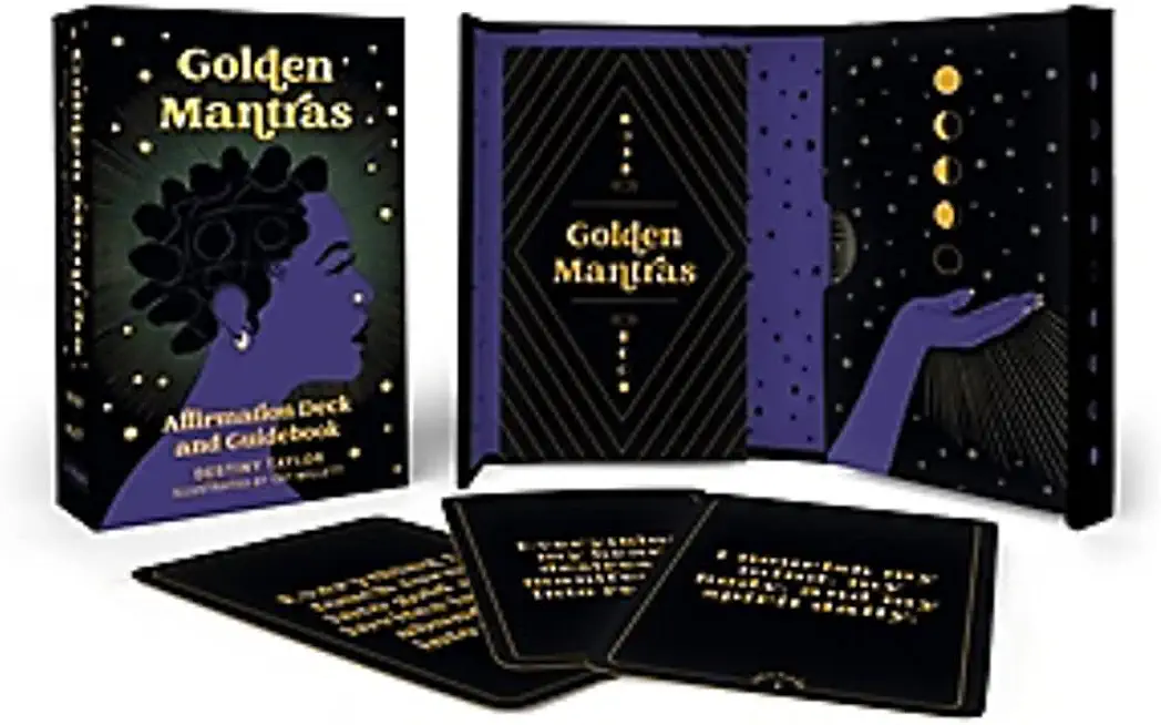 Golden Mantras: Affirmation Deck and Guidebook