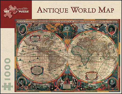 Puzzle-Antique World Map