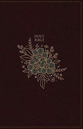 KJV, Deluxe Reference Bible, Personal Size Giant Print, Imitation Leather, Burgundy, Red Letter Edition