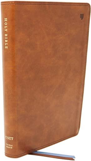 Net Bible, Thinline, Leathersoft, Brown, Comfort Print: Holy Bible