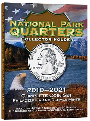 National Park Quarters Collector Folder: 2010-2021 Complete Coin Set, Philadelphia and Denver Mints