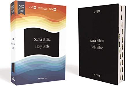 Nvi/NIV Biblia BilingÃƒÂ¼e, Leathersoft, Azul Con ÃƒÂndice