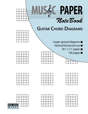 MUSIC PAPER NoteBook - Guitar Chord Diagrams