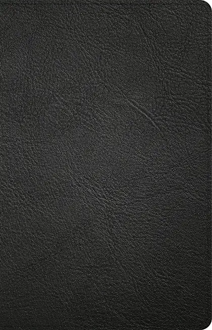 NASB Large Print Personal Size Reference Bible, Black Genuine Leather