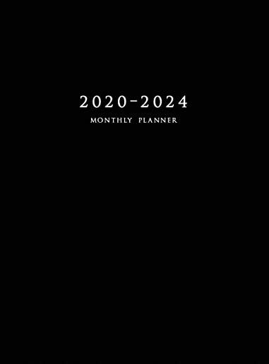 2020-2024 Monthly Planner: Large Five Year Planner with Black Cover (Hardcover)