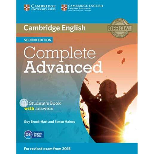 Complete Advanced Student's Book with Answers [With CDROM]