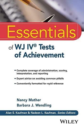 Essentials of Wj IV Tests of Achievement