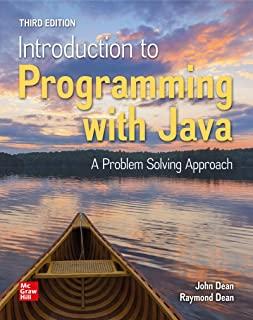 Introduction to Programming with Java: A Problem Solving Approach