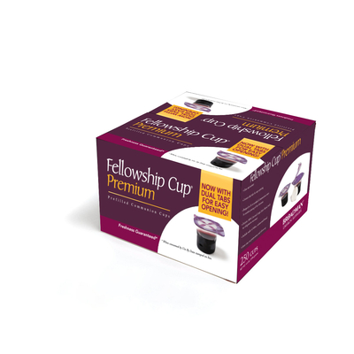 Fellowship Cup(r) Premium - Prefilled Communion Cups (250 Count): Includes Juice and Wafer with Dual Tabs for Easy Opening