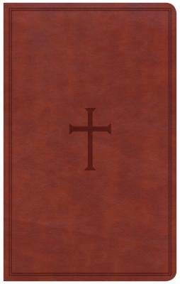 CSB Ultrathin Reference Bible, Brown Leathertouch