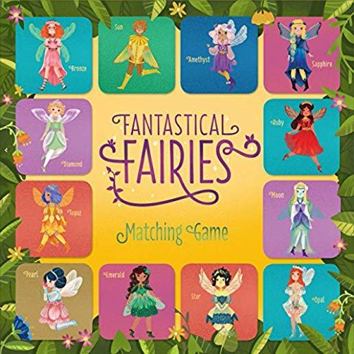 Fantastical Fairies Matching Game (Matching Board Game, Fairy Game, Princess Matching Game, Memory Games for Children, Board Games for Children)