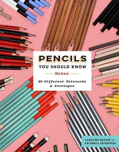 Pencils You Should Know Notes: 20 Different Notecards & Envelopes (Blank Cards with Photographs of Pencils, Pencil Arrangements in a Greeting Card Se