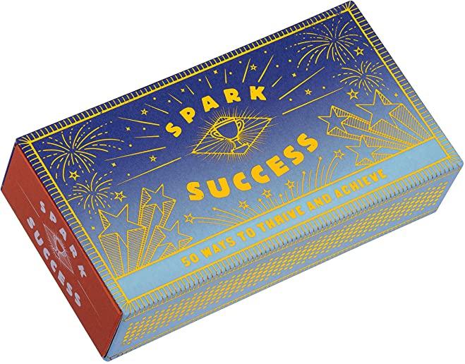 Spark Success: 50 Ways to Thrive and Achieve (Motivational Ideas for Productivity and Achievement, Matchbox with Prompts for Career a