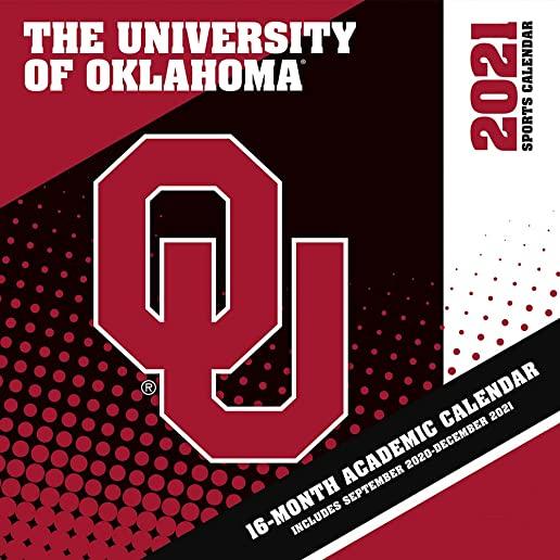 Oklahoma Sooners 2021 12x12 Team Wall Calendar