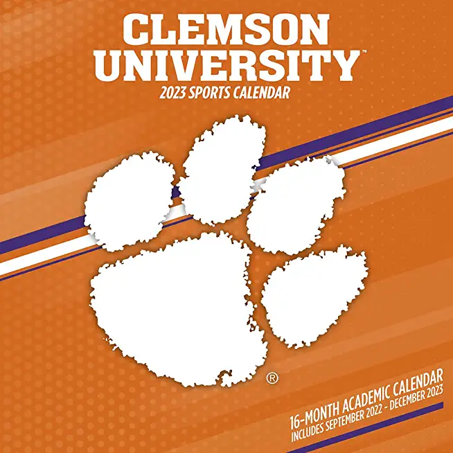 Clemson Tigers 2023 12x12 Team Wall Calendar