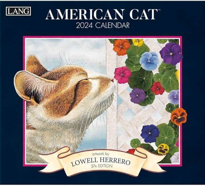 American Cat(tm) 2024 Wall Calendar