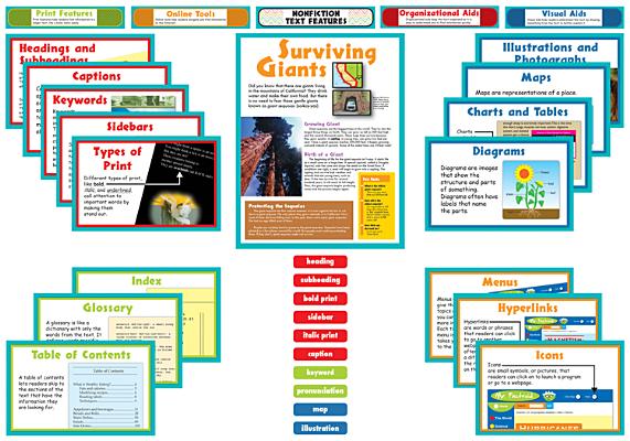 Nonfiction Text Features Bulletin Board Set