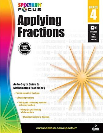 Spectrum Applying Fractions, Grade 4