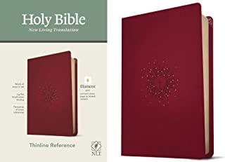 NLT Thinline Reference Bible, Filament Enabled Edition (Red Letter, Leatherlike, Berry)