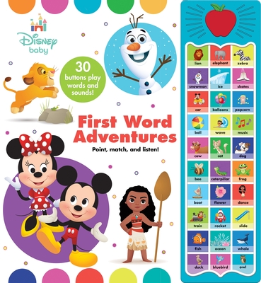 Disney Baby: First Word Adventures Sound Book [With Battery]