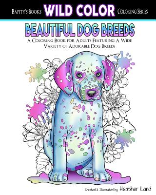 Beautiful Dog Breeds Adult Coloring Book