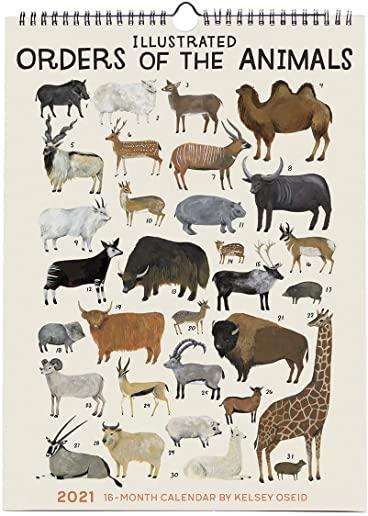 2021 Illustrated Orders of the Animals