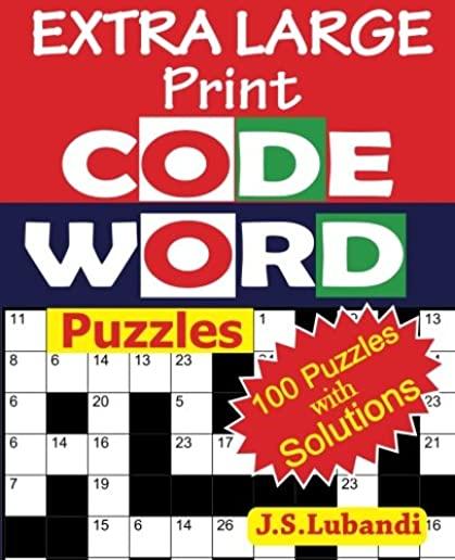 Extra Large Print Codeword Puzzles