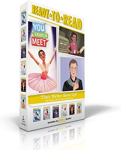 They Never Gave Up! the Stories of Six Amazing Women: Mae Jemison; Misty Copeland; Katherine Johnson; Roberta Gibb; Ruth Bader Ginsburg; Shirley Chish