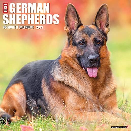 Just German Shepherds 2021 Wall Calendar (Dog Breed Calendar)