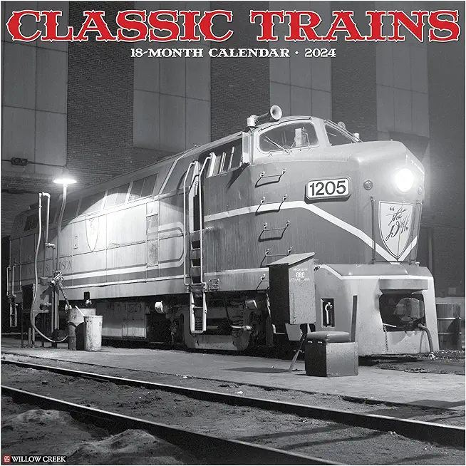 Classic Trains 2024 12 X 12 Wall Calendar