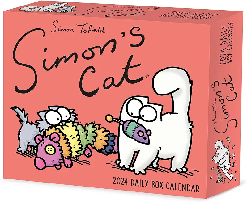 Simon's Cat 2024 6.2 X 5.4 Box Calendar