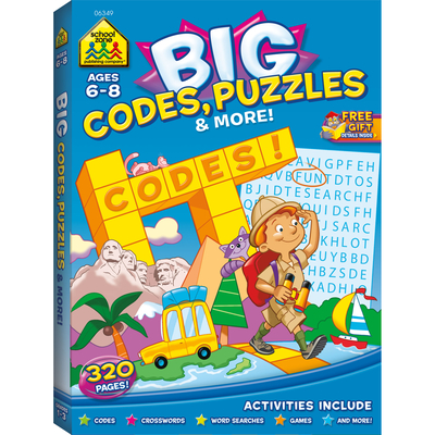 Big Codes, Puzzles & More: Activity Book