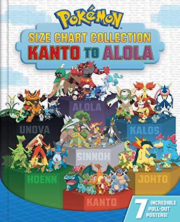 PokÃƒÂ©mon Size Chart Collection: Kanto to Alola