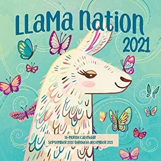 Llama Nation 2021: 16-Month Calendar - September 2020 Through December 2021